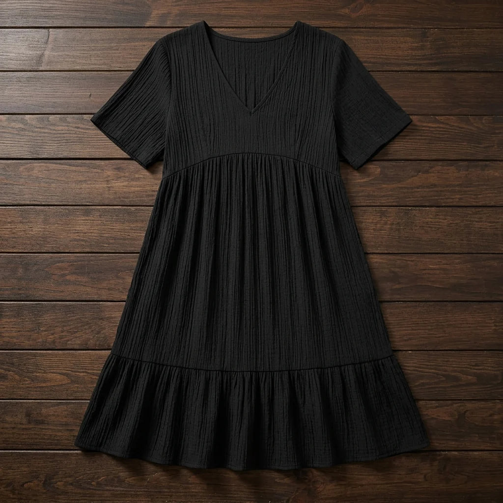 Leila | Elegante vestido de escote en V para el verano