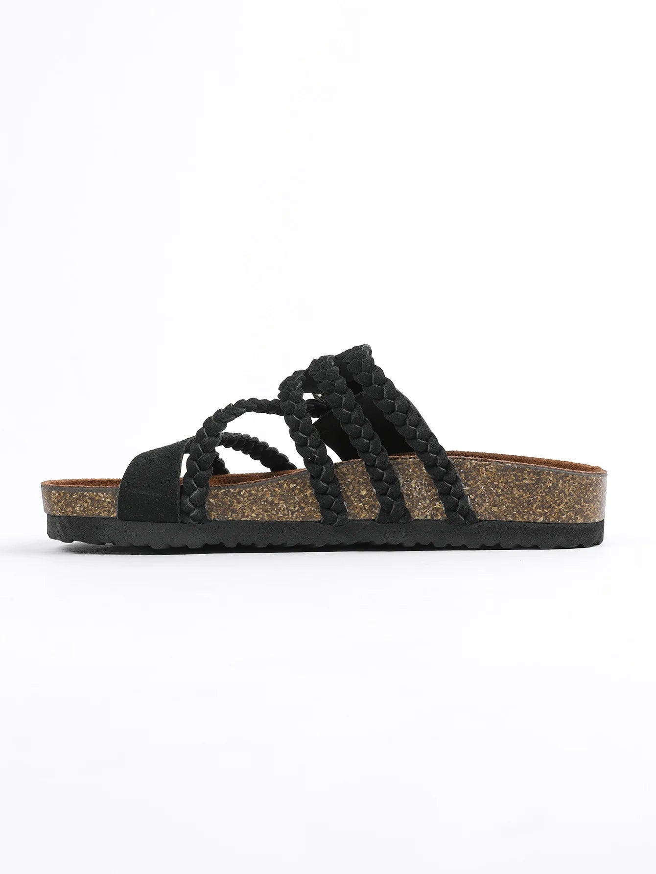 Women's Stylish Beach Flip-Flops Sandals with Faux Leather Insoles Adjustable Buckle Easy to Wear Comfortable for Summer